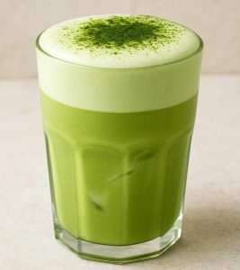 thé matcha latte delicieux